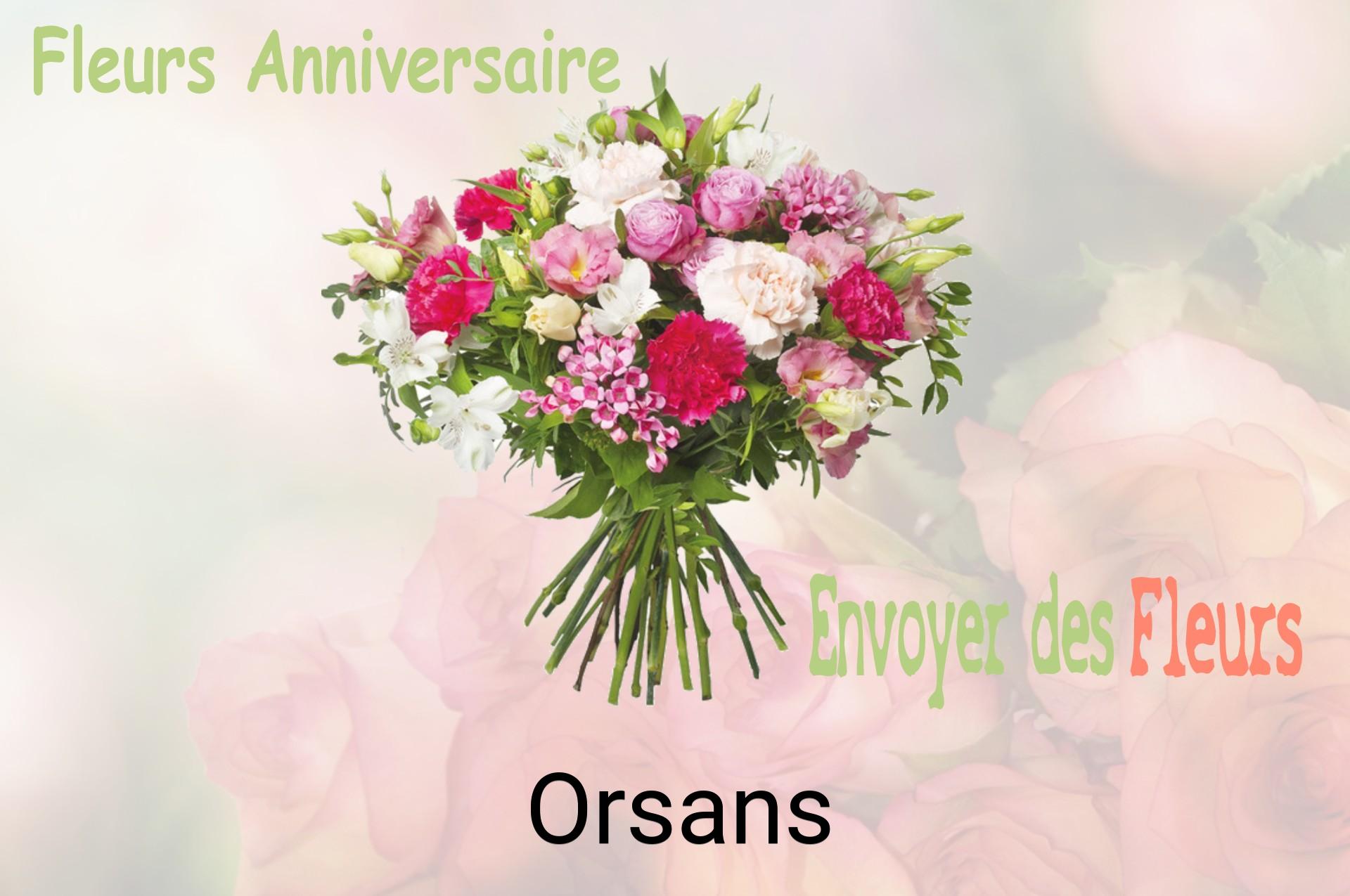 Bouquet de fleurs d’anniversaire livré à Orsans