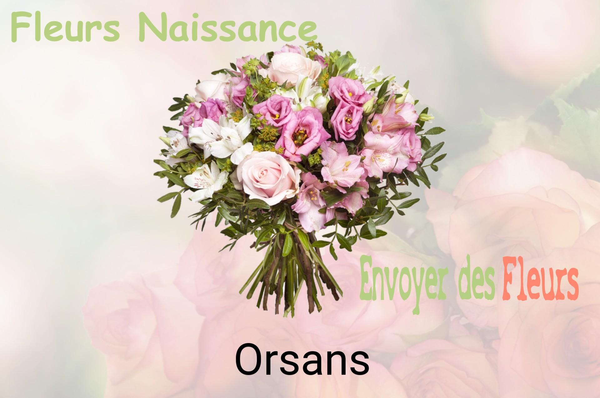 Bouquet de fleurs de naissance livré à Orsans
